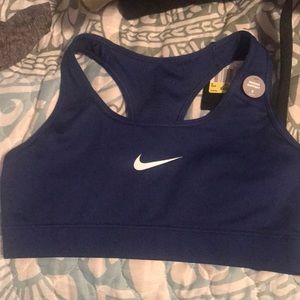 Royal blue nike sports bra